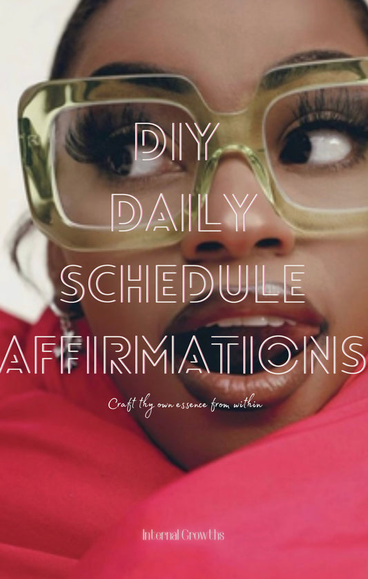 DIY Daily Schedule Affirmations